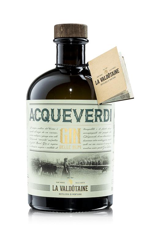 Gin delle Alpi Acqueverdi-La Valdôtaine-Cantine Menti